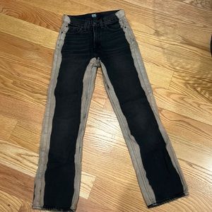 Size 24 BDG Cowboy Jeans with bleached outer leg